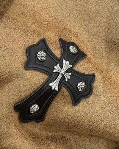 Chrome Hearts Reversible Leather And Fur Hooded Jacket