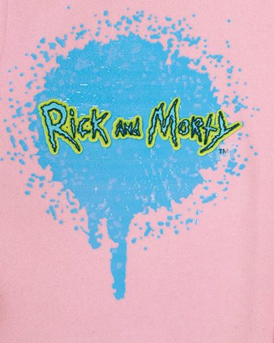 Men's Freeze Max Pink/white Rick And Morty Morty Varsity Full Zip Jacket