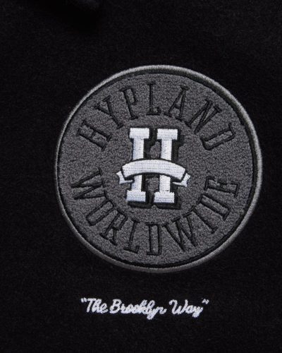 NBA Brooklyn Nets Black Varsity Jacket